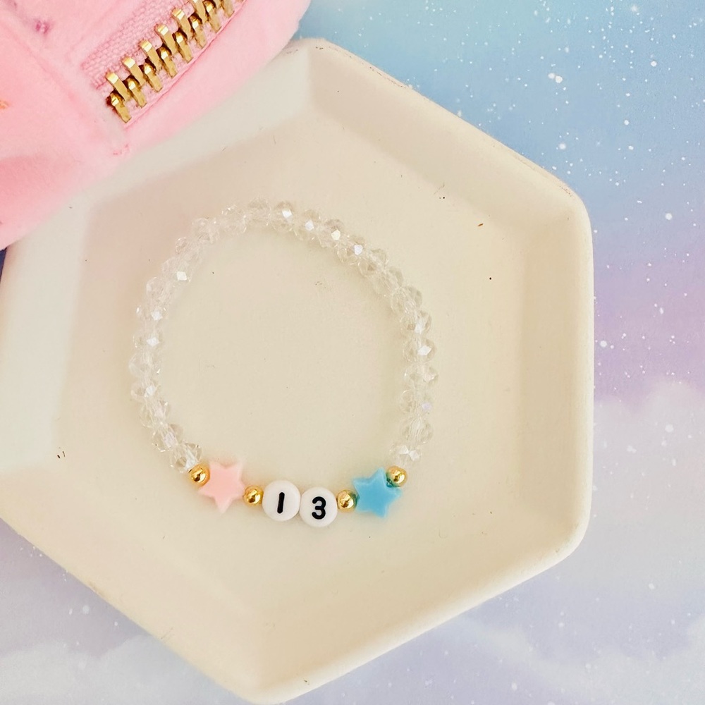 Taylor Swift Eras Tour Lucky 13 Beaded Bracelet ✨
